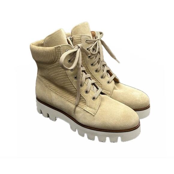 AQUATALIA Myla Corduroy Suede Ankle Boots Size 9 Original $525 Made In Italy - Picture 4 of 10